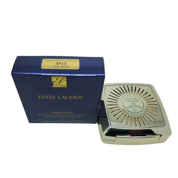 Estee Lauder Double Wear Stay-In-Place Matte Powder Foundation 4N1 Shell Beige - Picture 4 of 4